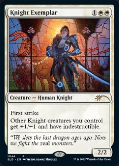 Knight Exemplar Secret Lair Drop - Minguez Art
